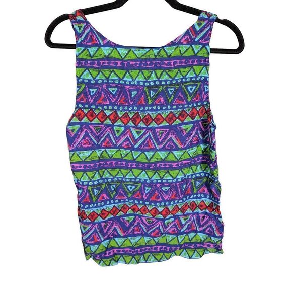Nusantara Aztec Print Boho Multicolor Women's Size Small - Picture 2 of 5